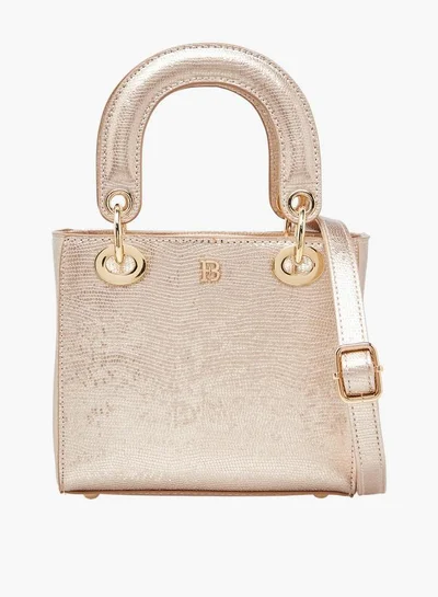 Flora Bella By Shoexpress Textured Crossbody Bag With Detachable Strap Ramadan Collection